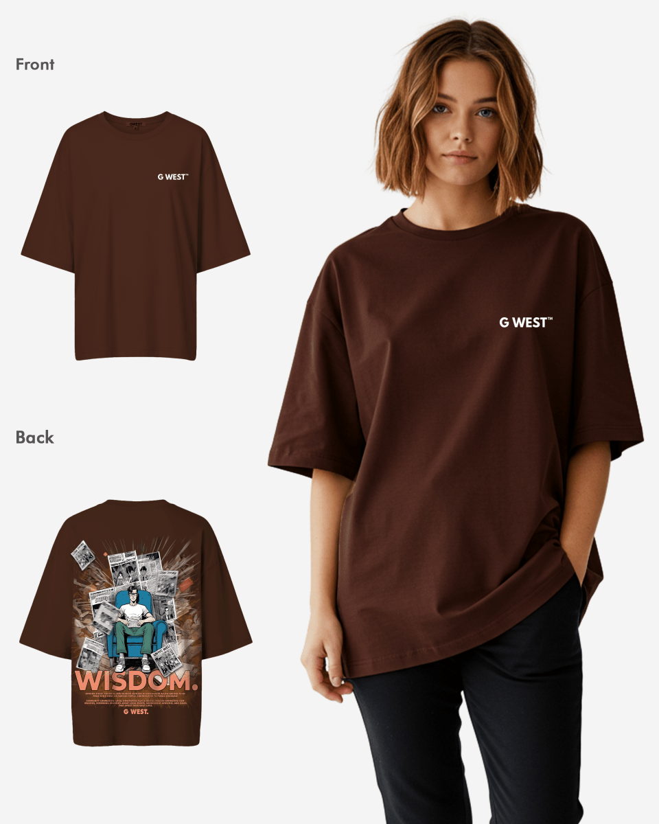 G West Womens Oversized Library T Shirt