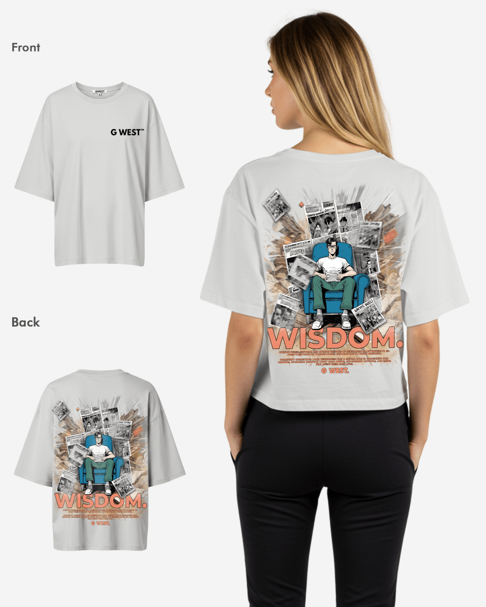 G West Womens Oversized Library T Shirt