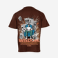 G West Mens Oversized Library T Shirt