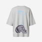 G West Womens Oversized Lighting Skull Tee