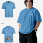 G West Oversized Lighting Skull T-Shirt Mens