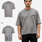 G West Oversized Lighting Skull T-Shirt Mens