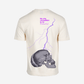 G West Oversized Lighting Skull T-Shirt Mens