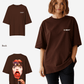 G West Womens Oversized Lollipop Mushroom Oversized Tee