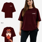 G West Womens Oversized Lollipop Mushroom Oversized Tee