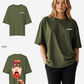 G West Womens Oversized Lollipop Mushroom Oversized Tee