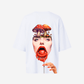 G West Womens Oversized Lollipop Mushroom Oversized Tee