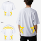 G West Mens Oversized Louisiana Arch Logo Black Tee