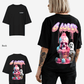 G West Womens Oversized Melting Ice Cream Tee