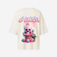 G West Womens Oversized Melting Ice Cream Tee