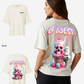 G West Womens Oversized Melting Ice Cream Tee