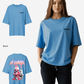 G West Womens Oversized Melting Ice Cream Tee