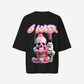 G West Womens Oversized Melting Ice Cream Tee