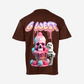 G West Mens Oversized Melting Ice Cream Tee