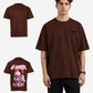 G West Mens Oversized Melting Ice Cream Tee