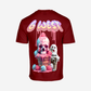 G West Mens Oversized Melting Ice Cream Tee