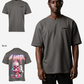 G West Mens Oversized Melting Ice Cream Tee