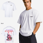 G West Mens Oversized Melting Ice Cream Tee