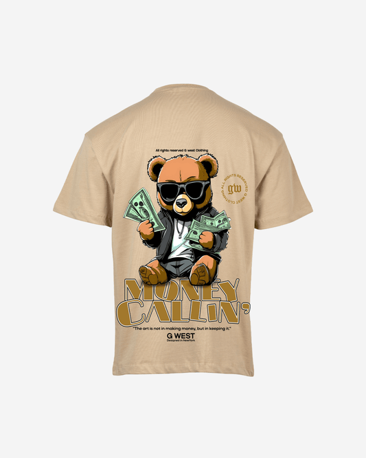 G West Mens Oversized Money Calling T Shirt