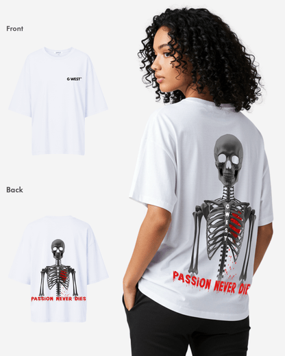 G West Womens Oversized Passion Never Dies Tee
