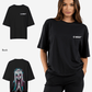 G West Womens Oversized Praying Girl T Shirt