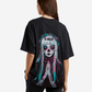 G West Womens Oversized Praying Girl T Shirt