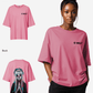 G West Womens Oversized Praying Girl T Shirt