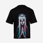 G West Mens Oversized Praying Girl T Shirt
