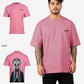G West Mens Oversized Praying Girl T Shirt