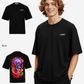 G WEST OVERSIZED PREMIUM SNAKE SKULL T-SHIRT Mens