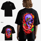 G WEST OVERSIZED PREMIUM SNAKE SKULL T-SHIRT Mens