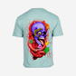 G WEST OVERSIZED PREMIUM SNAKE SKULL T-SHIRT Mens