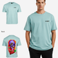 G WEST OVERSIZED PREMIUM SNAKE SKULL T-SHIRT Mens