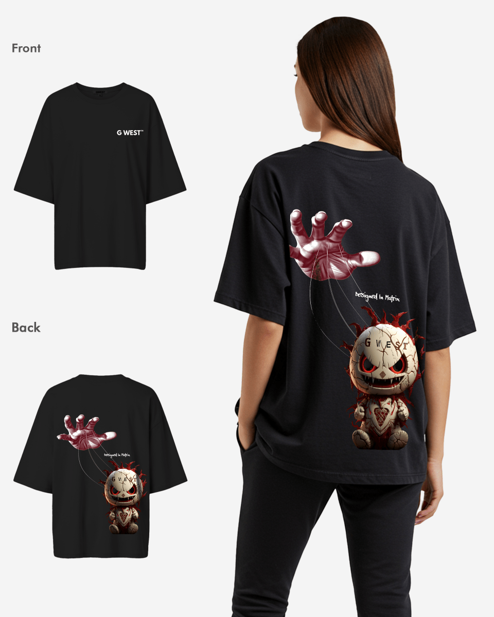 G West Womens Oversized Puppet Tee