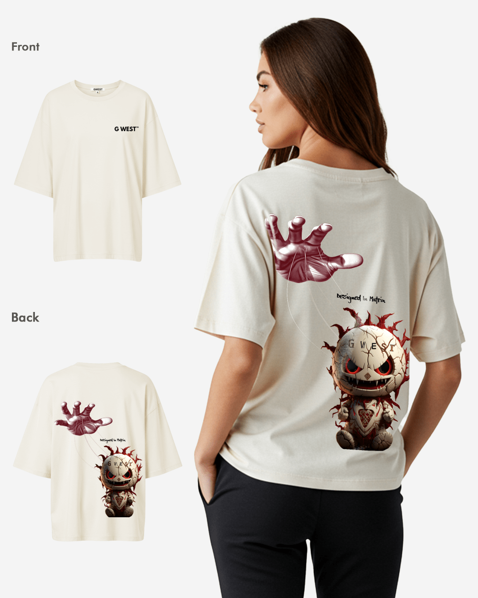 G West Womens Oversized Puppet Tee