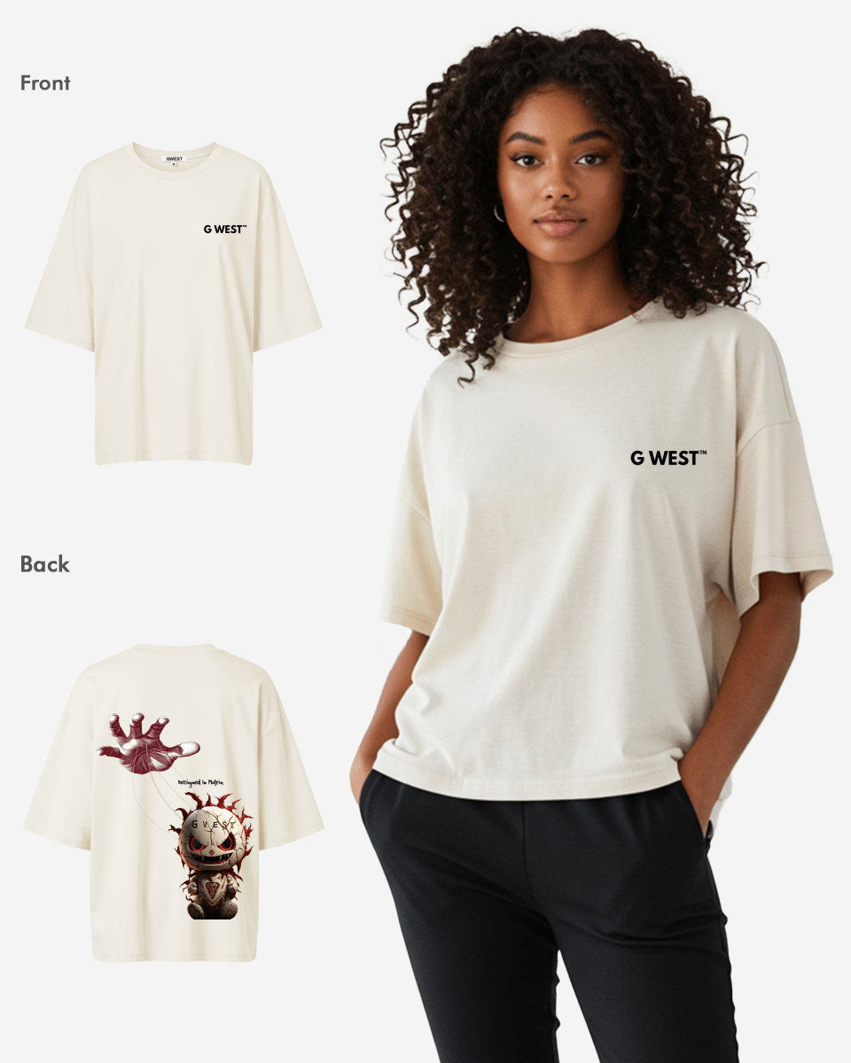 G West Womens Oversized Puppet Tee