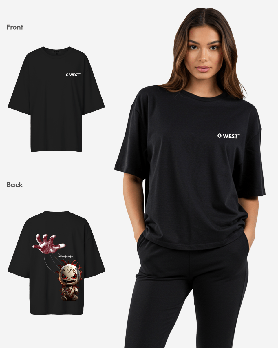 G West Womens Oversized Puppet Tee