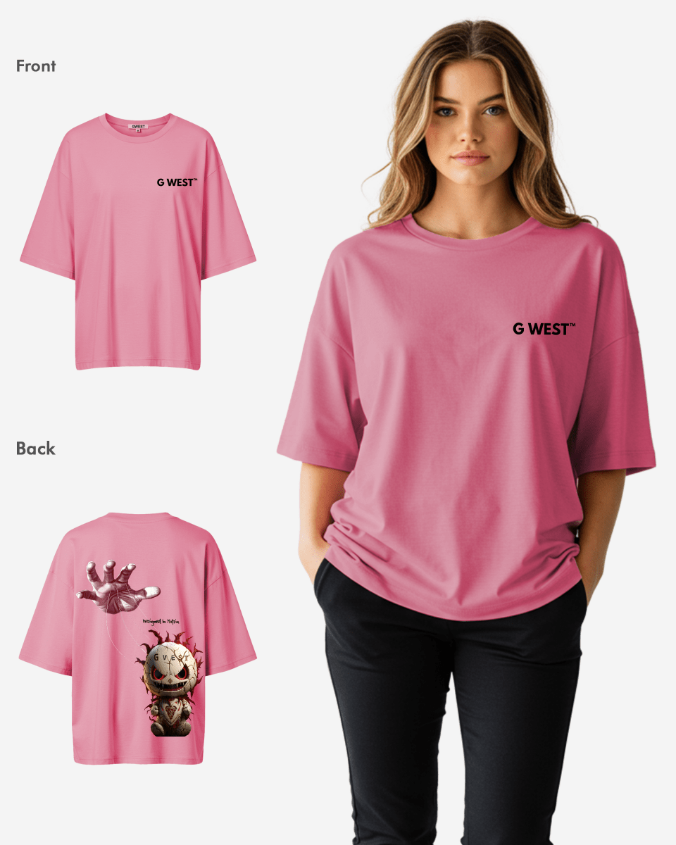G West Womens Oversized Puppet Tee