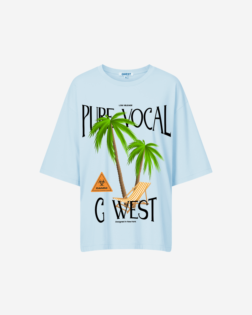 G West Womens Oversized Pure Vocal T Shirt