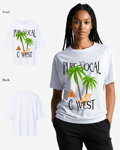 G West Womens Oversized Pure Vocal T Shirt