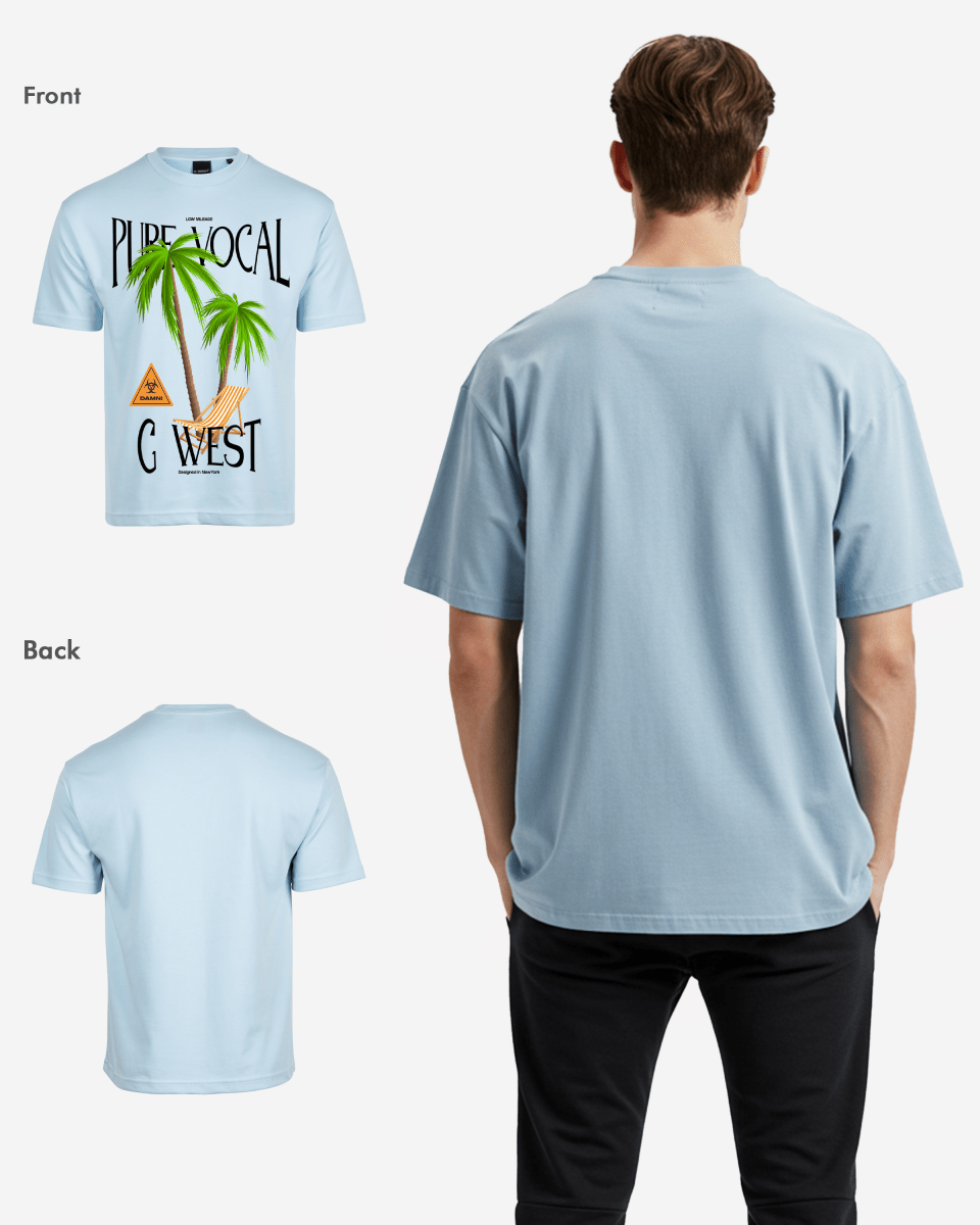 G West Oversized Pure Vocal T Shirt Mens