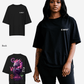 G West Womens Oversized Purple Dragon Tee