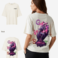 G West Womens Oversized Purple Dragon Tee