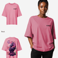 G West Womens Oversized Purple Dragon Tee
