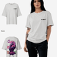 G West Womens Oversized Purple Dragon Tee