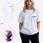 G West Womens Oversized Purple Dragon Tee