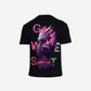 G West Mens Oversized Purple Dragon Tee