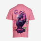 G West Mens Oversized Purple Dragon Tee