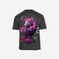 G West Mens Oversized Purple Dragon Tee