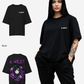 G West Womens Oversized Purple Eye Tee
